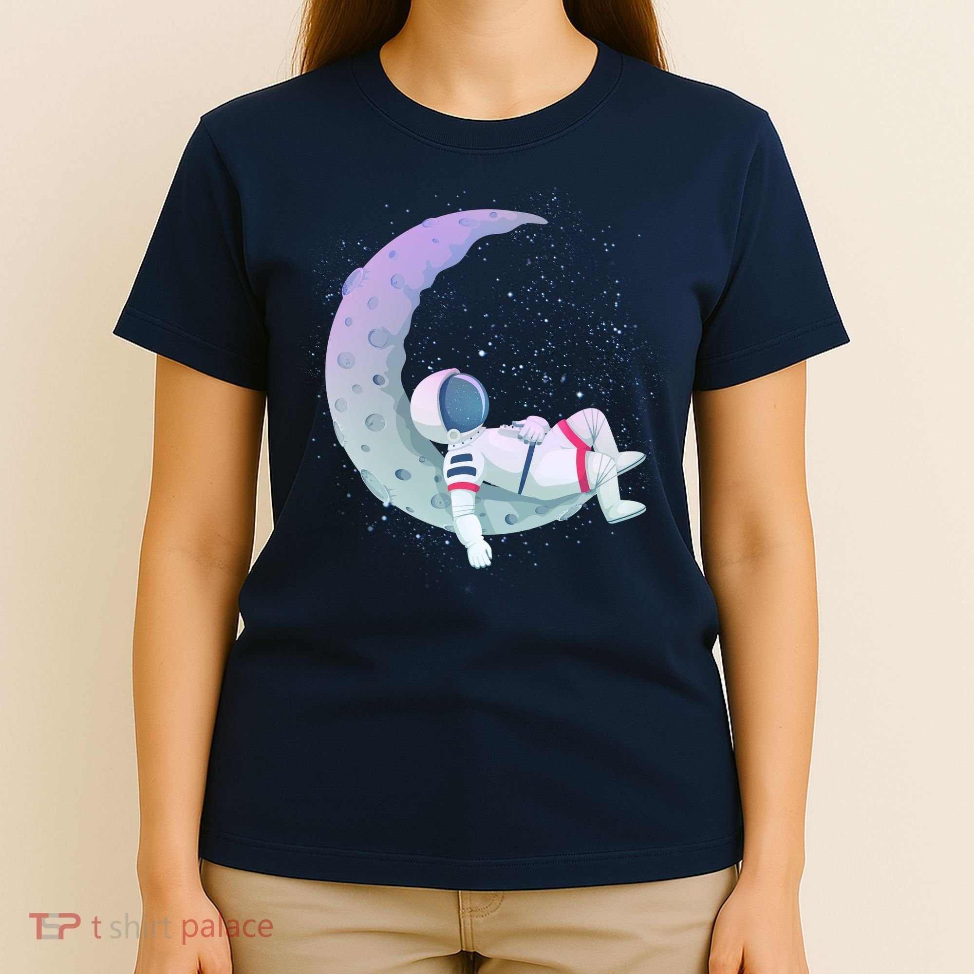 Relaxing Astronaut On The Moon T-Shirt