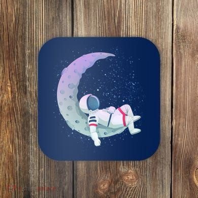 Relaxing Astronaut On The Moon Coaster