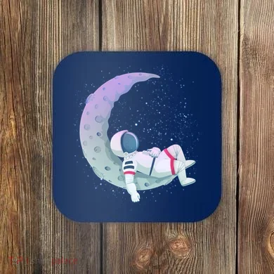 Relaxing Astronaut On The Moon Coaster