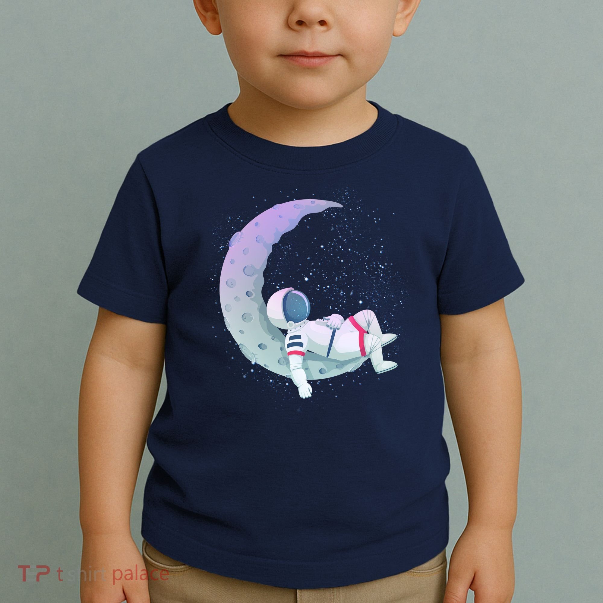 Relaxing Astronaut On The Moon Toddler T-Shirt