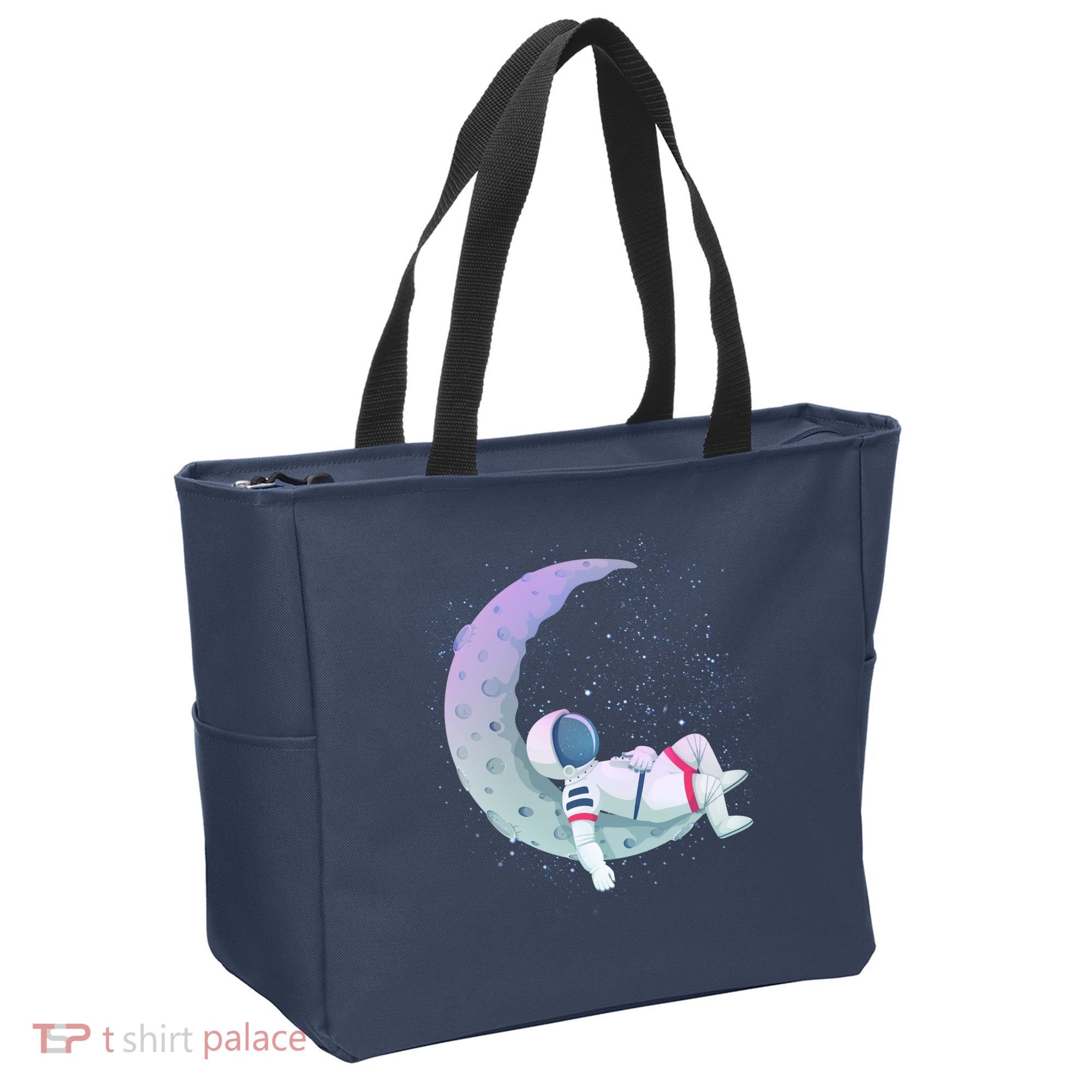 Relaxing Astronaut On The Moon Tote Bag