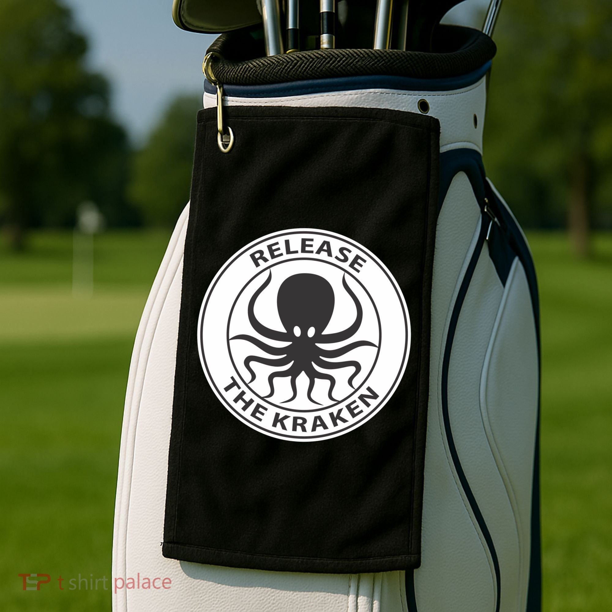 Release The Kraken Golf Towel