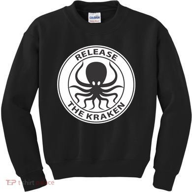 Release The Kraken Kids Sweatshirt