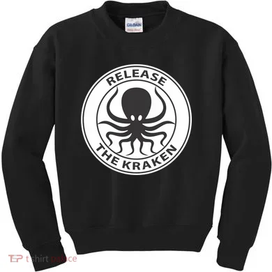 Release The Kraken Kids Sweatshirt