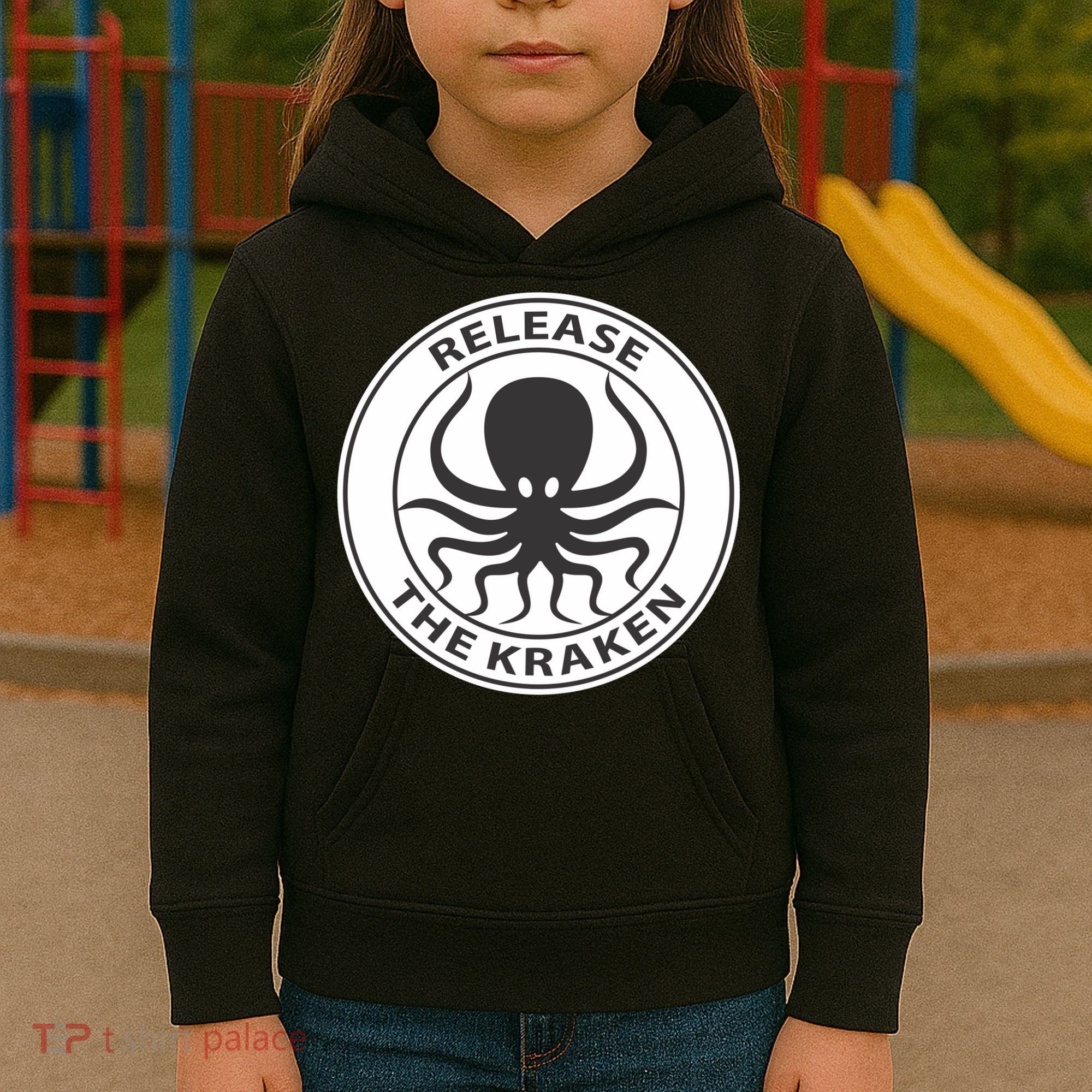 Release The Kraken Kids Hoodie