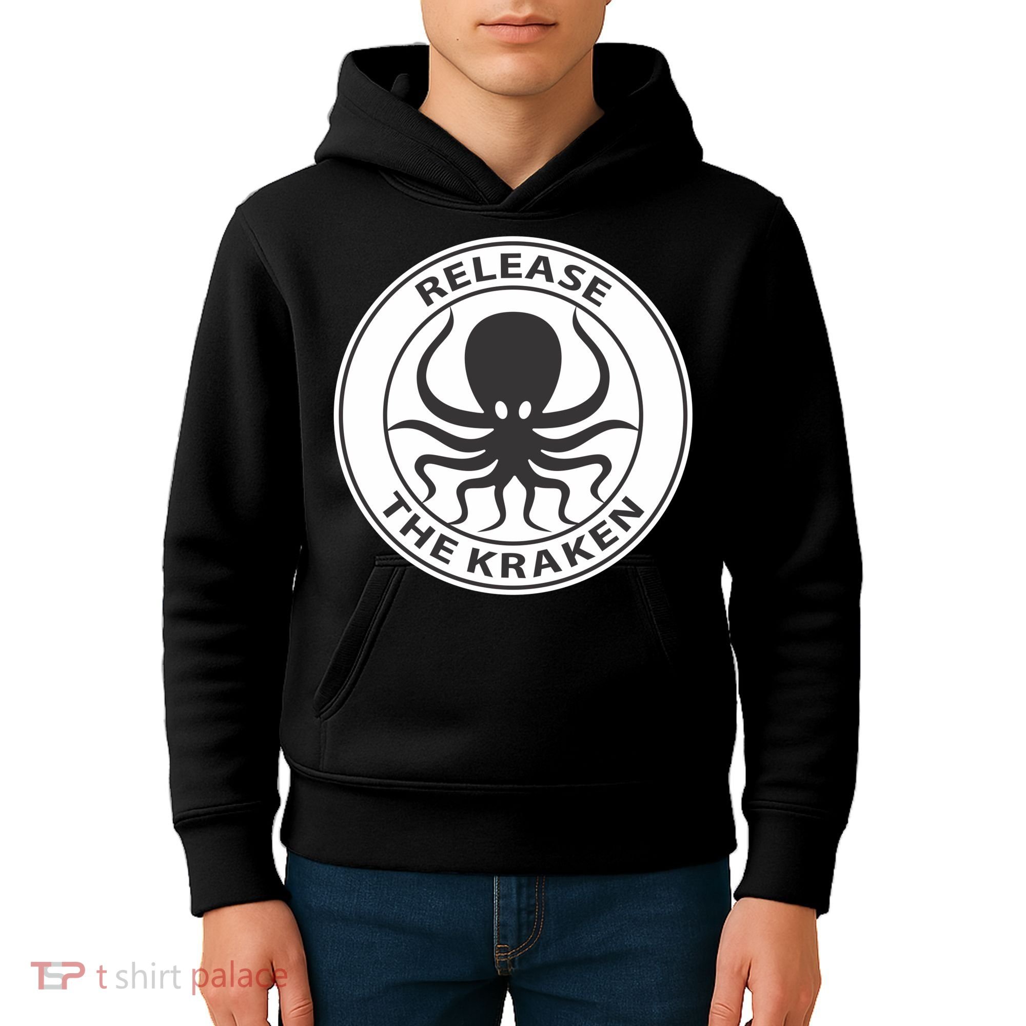 Release The Kraken Kids Hoodie