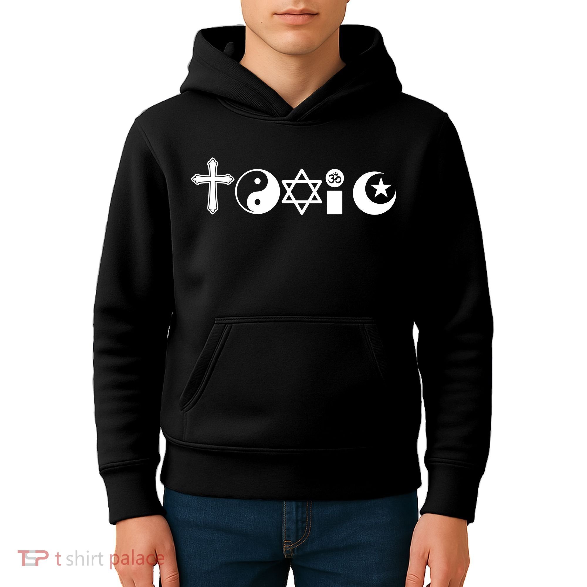 Religion Is Toxic Kids Hoodie
