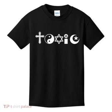 Religion Is Toxic Kids T-Shirt