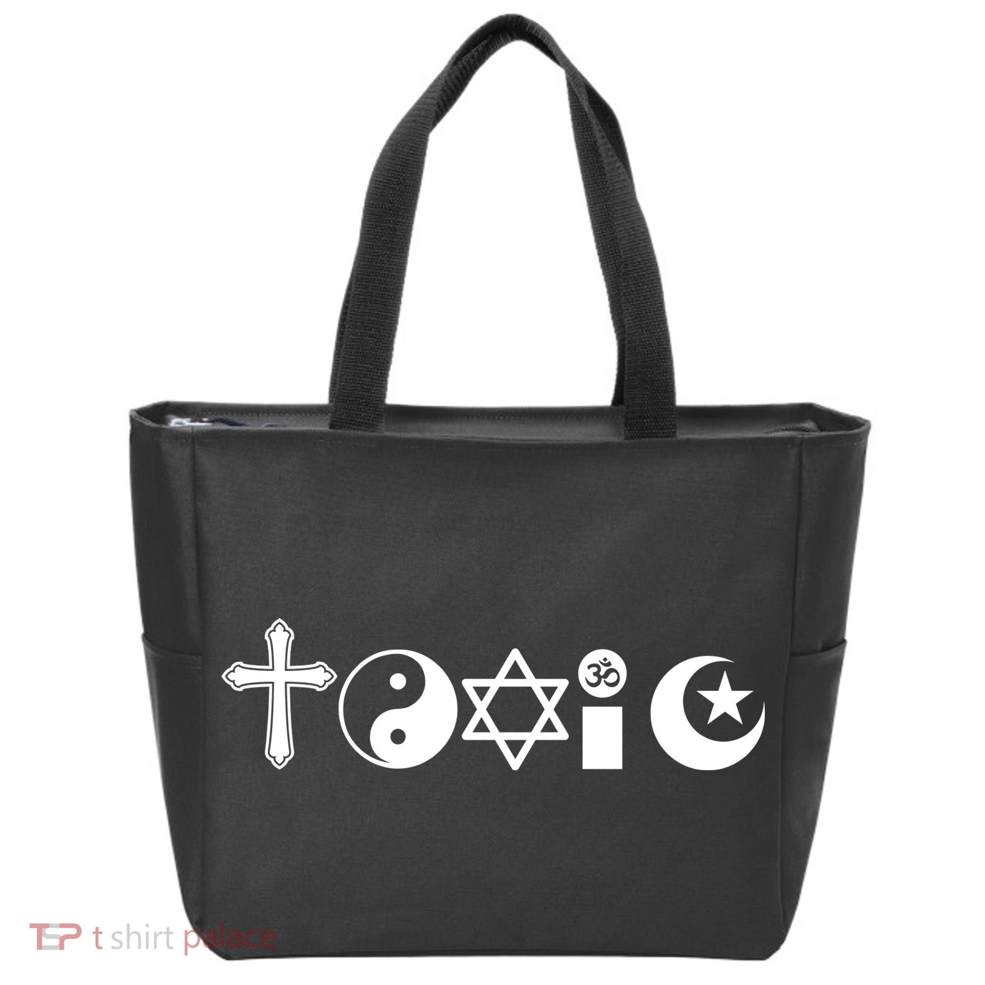 Religion Is Toxic Tote Bag