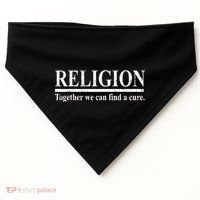 Religion Together We Can Find A Cure USA-Made Doggie Bandana thumb 0