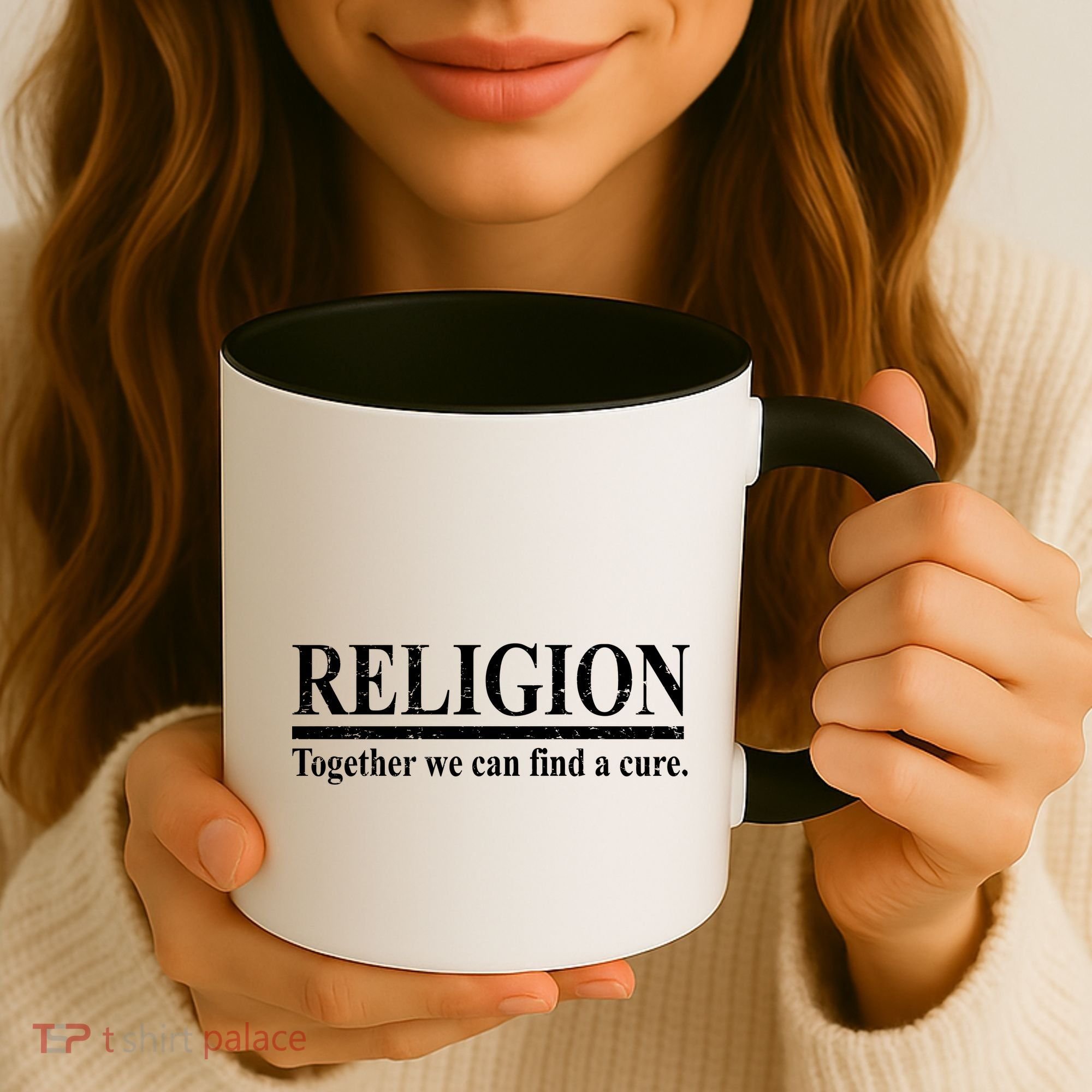 Religion Together We Can Find A Cure Coffee Mug