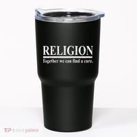 Religion Together We Can Find A Cure Tumbler thumb 0