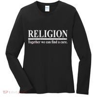 Religion Together We Can Find A Cure Women's Long Sleeve Shirt thumb 0