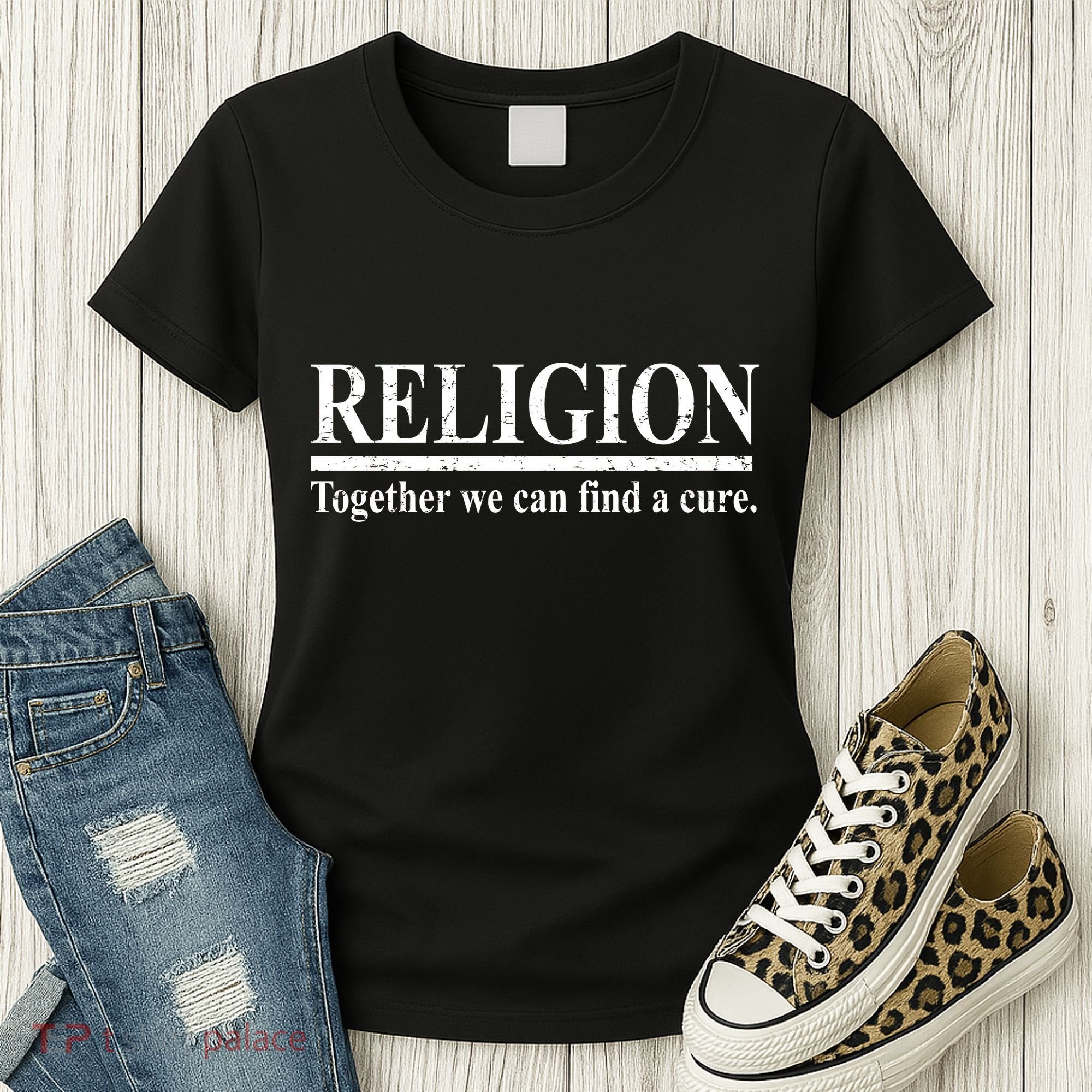 Religion Together We Can Find A Cure Women's T-Shirt