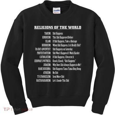 Religions Of The World Kids Sweatshirt
