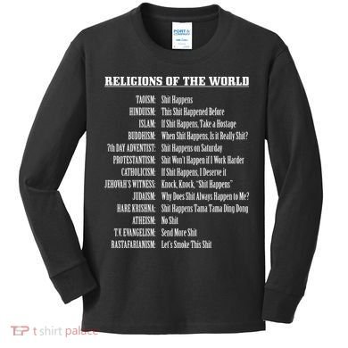 Religions Of The World Kids Long Sleeve Shirt