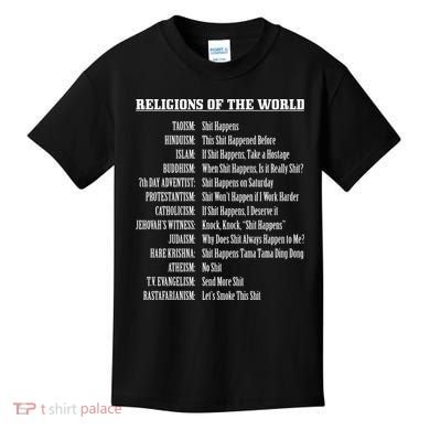 Religions Of The World Kids T-Shirt