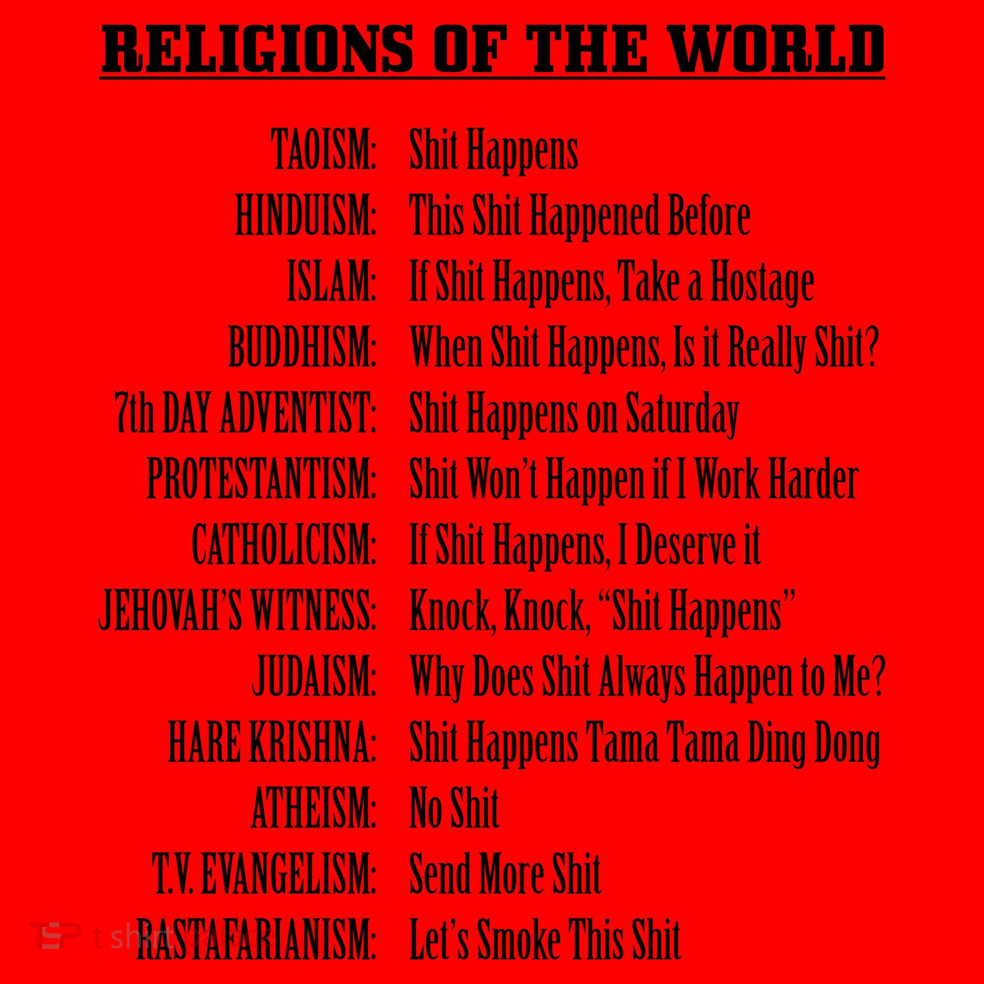 Religions Of The World Santa Hat
