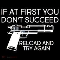 Reload and Try Again Funny Gun Kids Long Sleeve Shirt thumb 2