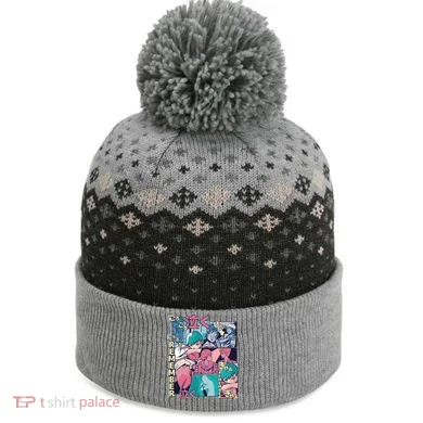 Remember Anime The Baniff Cuffed Pom Beanie