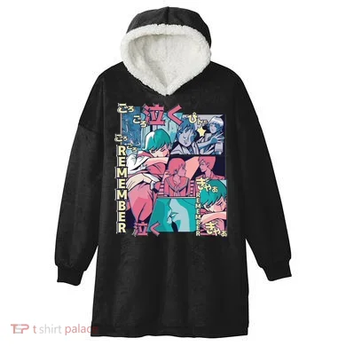 Remember Anime Hooded Wearable Blanket