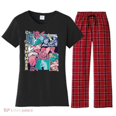 Remember Anime Women's Flannel Pajama Set