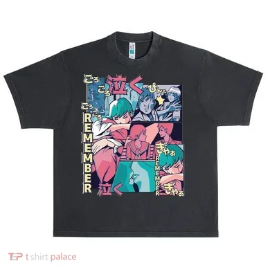 Remember Anime Urban Oversized Heavyweight T-Shirt