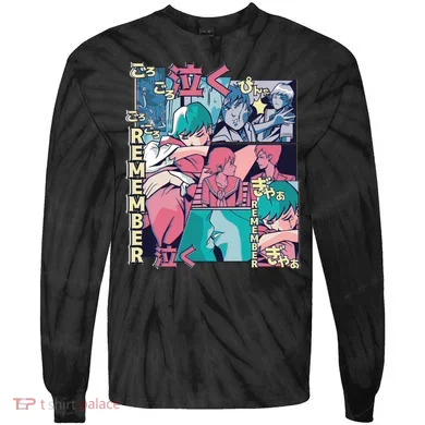 Remember Anime Tie-Dye Long Sleeve Shirt