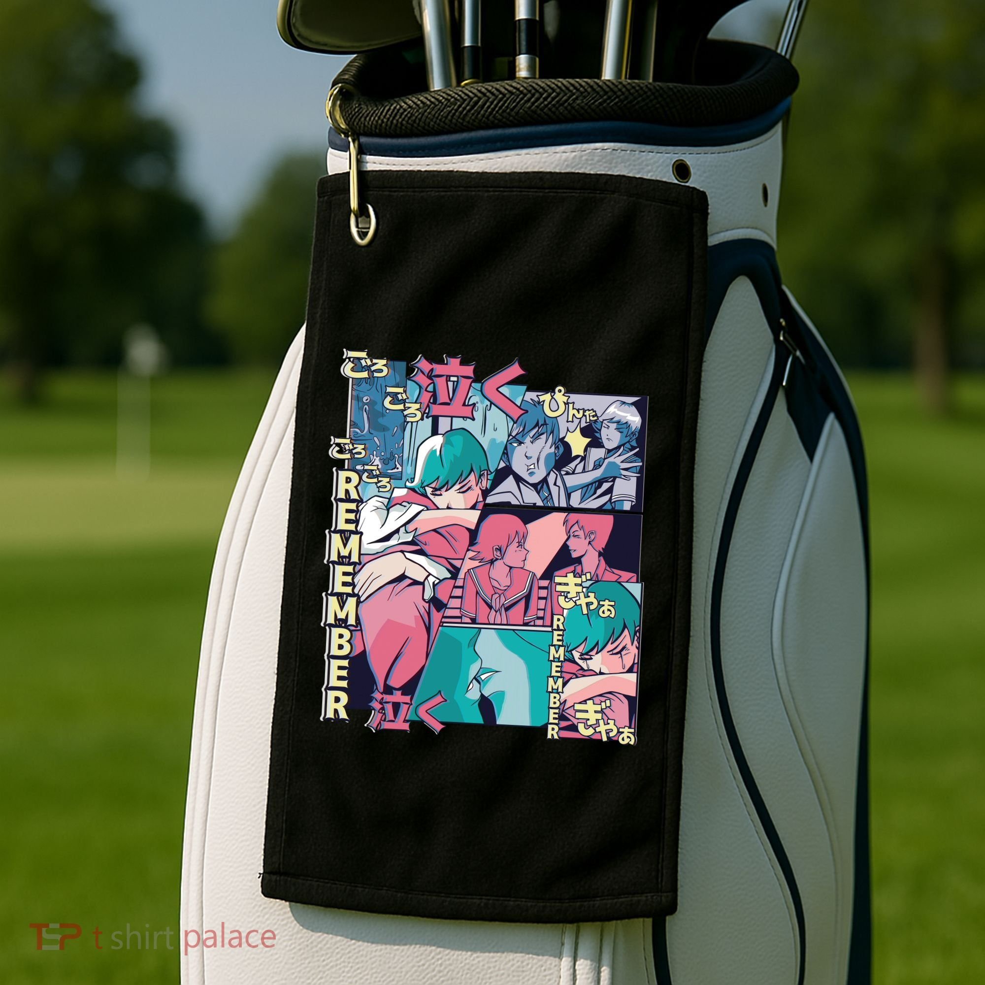 Remember Anime Golf Towel