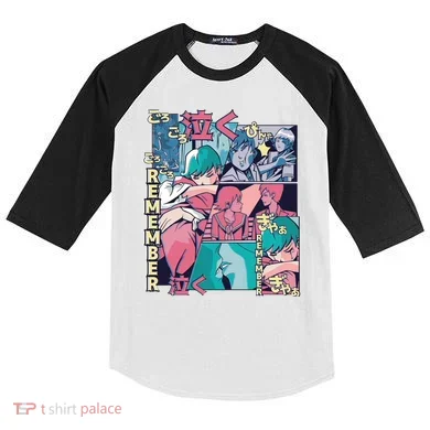 Remember Anime Kids Colorblock Raglan Jersey