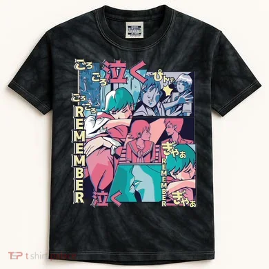 Remember Anime Kids Tie-Dye T-Shirt