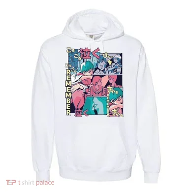 Remember Anime Comfort Colors Garment-Dyed Hooded Sweatshirt