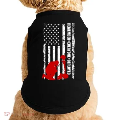 Remember Everyone Deployed Support Our Troops Doggie Tank