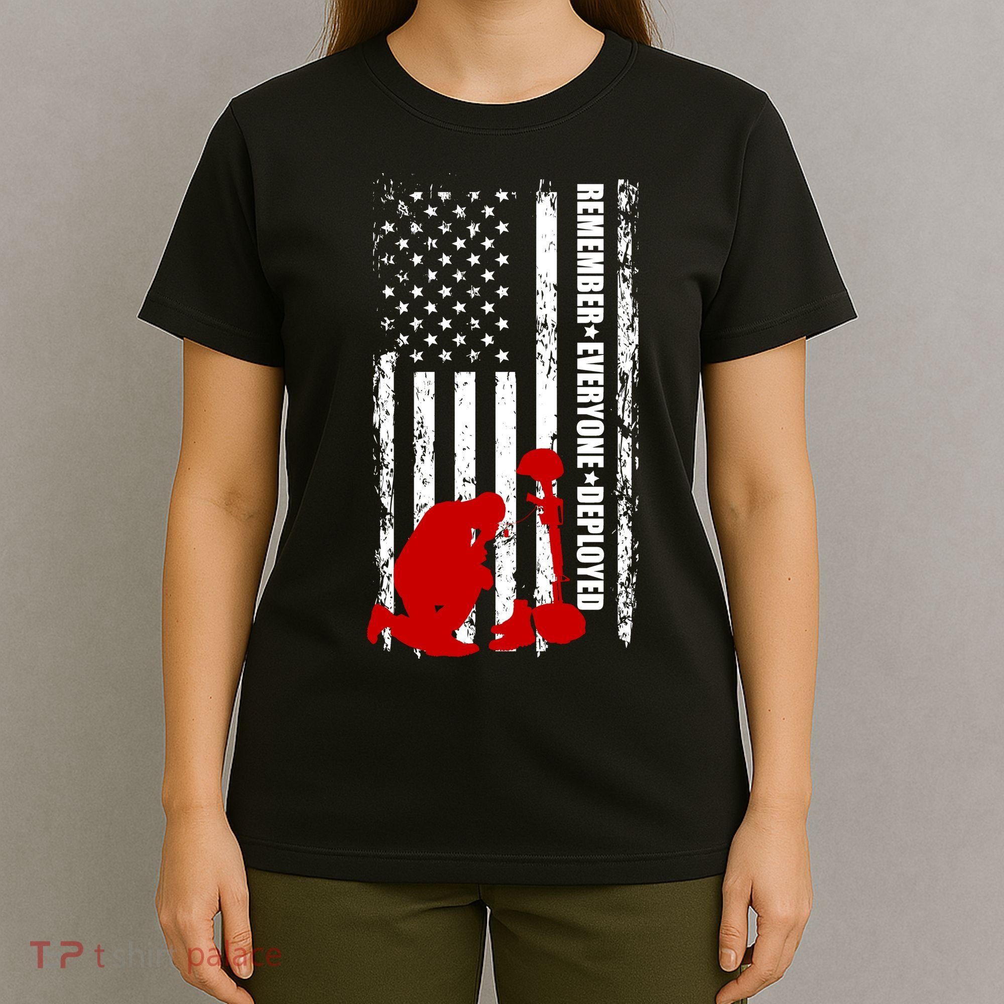 Remember Everyone Deployed Support Our Troops T-Shirt