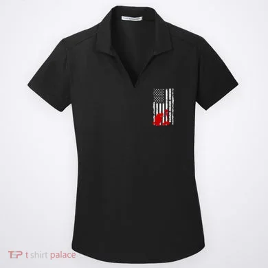 Remember Everyone Deployed Support Our Troops Women's Dry Zone Grid Polo