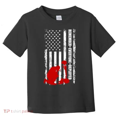 Remember Everyone Deployed Support Our Troops Toddler T-Shirt