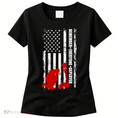 Remember Everyone Deployed Support Our Troops Women's T-Shirt