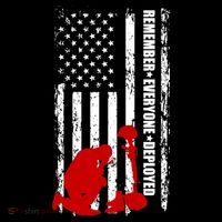 Remember Everyone Deployed Support Our Troops Women's T-Shirt thumb 6
