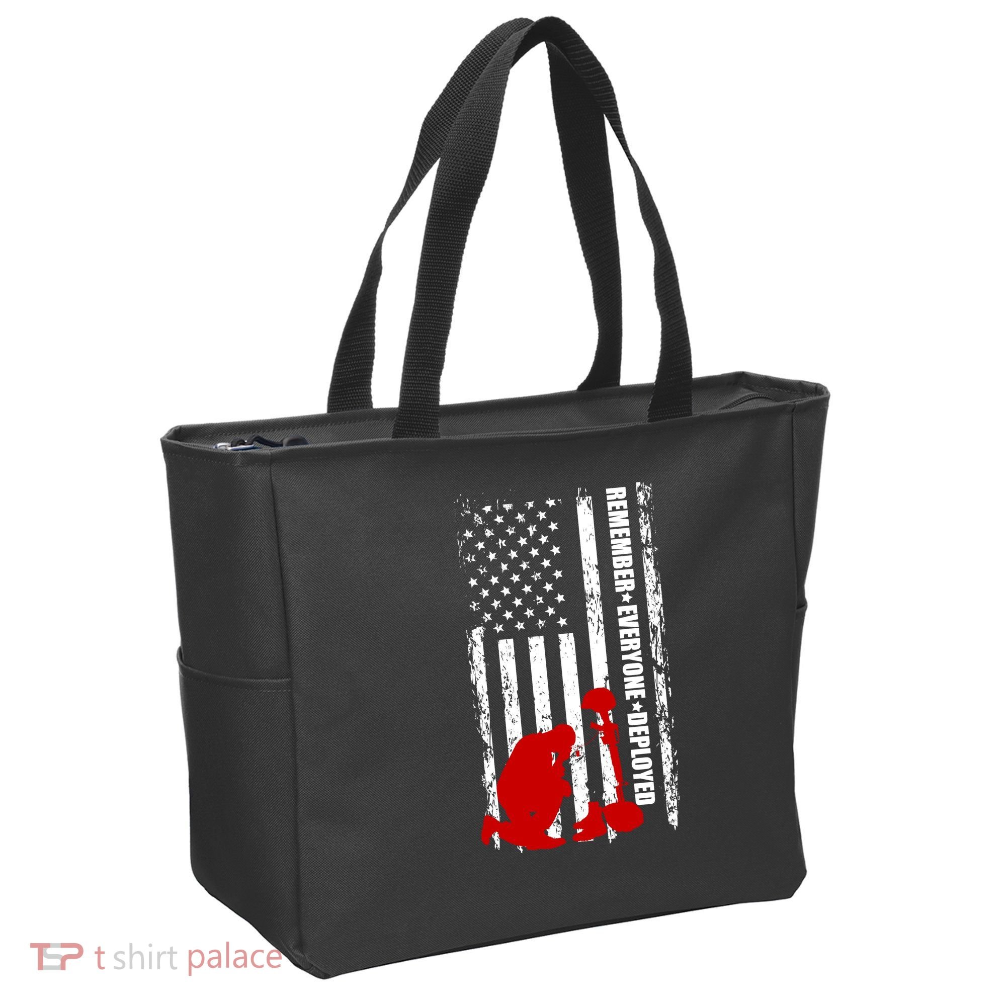 Remember Everyone Deployed Support Our Troops Tote Bag