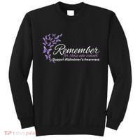 Remember For Those Who Cannot Alzheimers Awareness Sweatshirt thumb 0