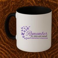 Remember For Those Who Cannot Alzheimers Awareness Coffee Mug thumb 2