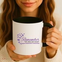 Remember For Those Who Cannot Alzheimers Awareness Coffee Mug thumb 3