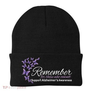 Remember For Those Who Cannot Alzheimers Awareness Beanie