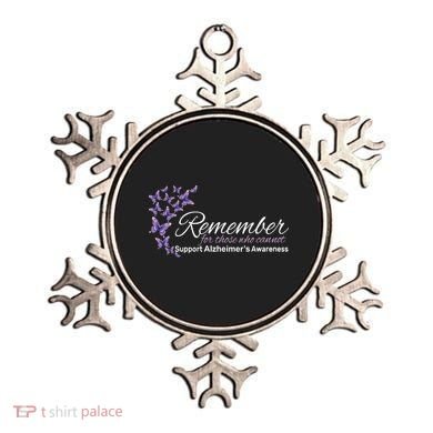 Remember For Those Who Cannot Alzheimers Awareness Ornament