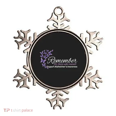 Remember For Those Who Cannot Alzheimers Awareness Ornament
