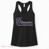 Remember For Those Who Cannot Alzheimers Awareness Women's Tank Top thumb 0