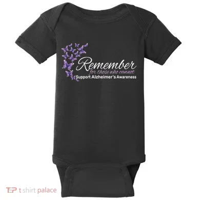 Remember For Those Who Cannot Alzheimers Awareness Baby Bodysuit
