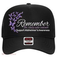 Remember For Those Who Cannot Alzheimers Awareness Hat thumb 0