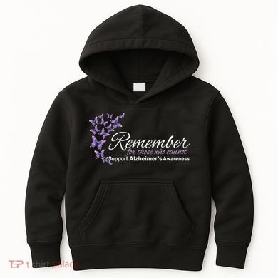 Remember For Those Who Cannot Alzheimers Awareness Kids Hoodie