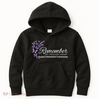 Remember For Those Who Cannot Alzheimers Awareness Kids Hoodie thumb 0